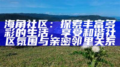 海角社区的快乐小鱼儿：温馨故事与成长瞬间